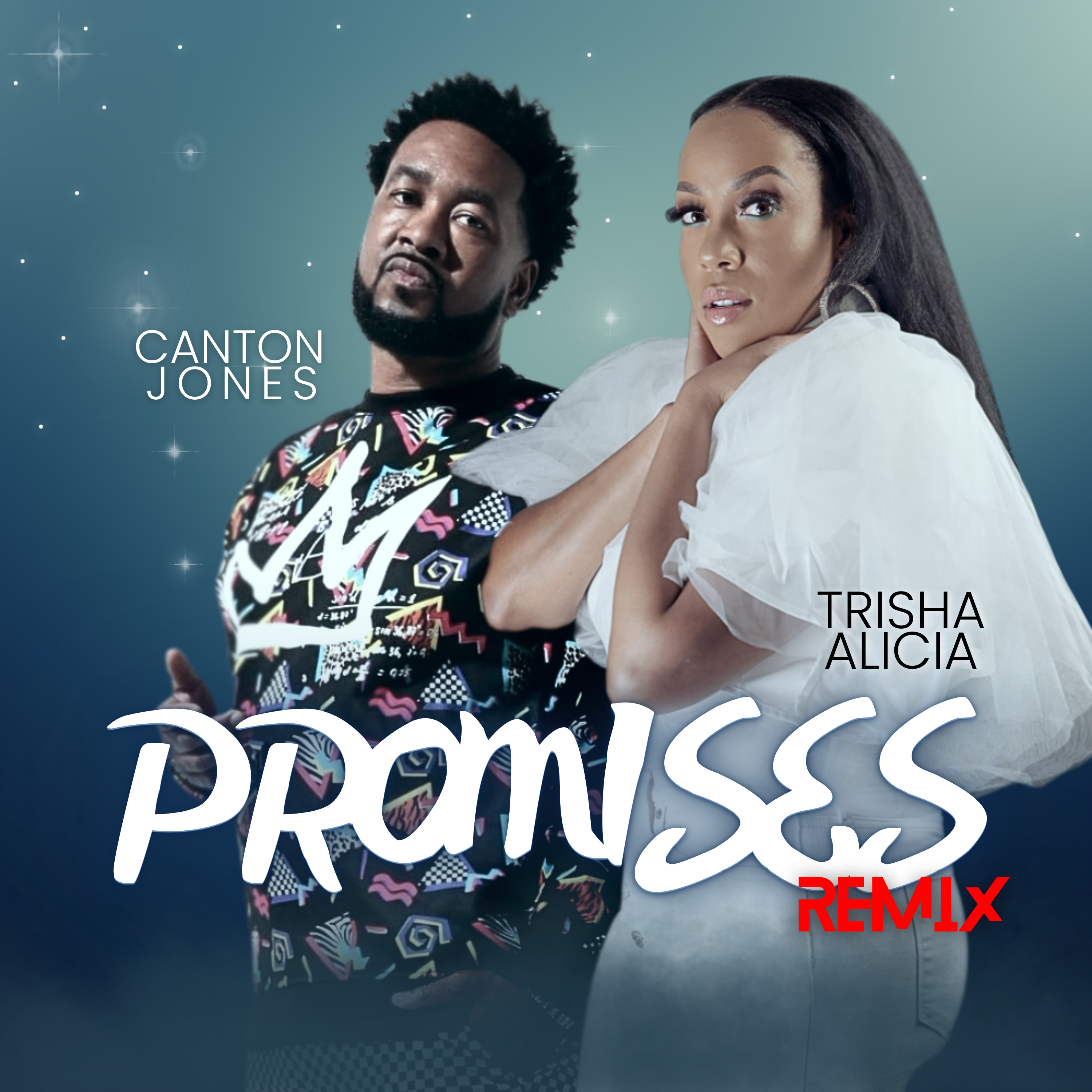 Trisha Alicia, Canton Jones, Promises (Remix) Cover Art